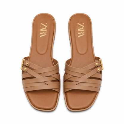 Zara flat sandals