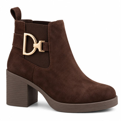 heeled Chelsea-style ankle boots