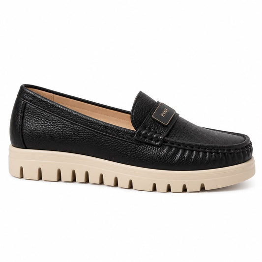 leather loafer shoes