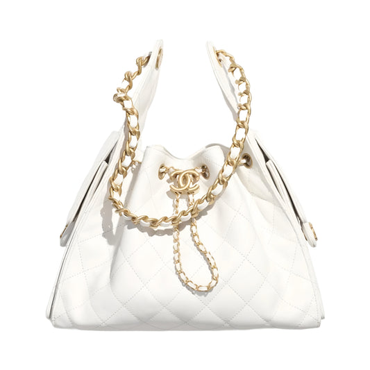 Chanel Hobo | White