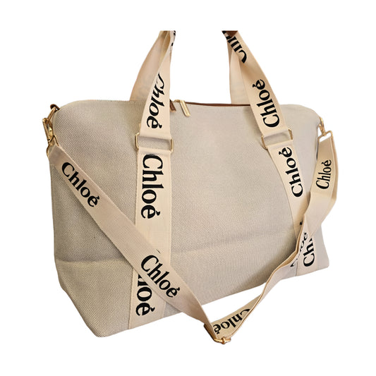 Chloé White Traveling Bag