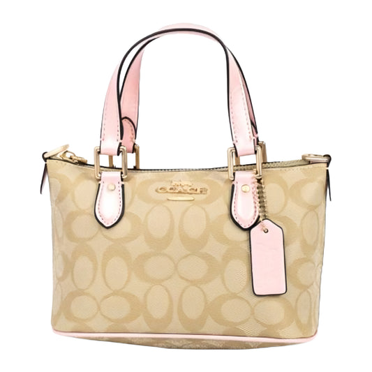Coach Bag | Beige And Light Pink