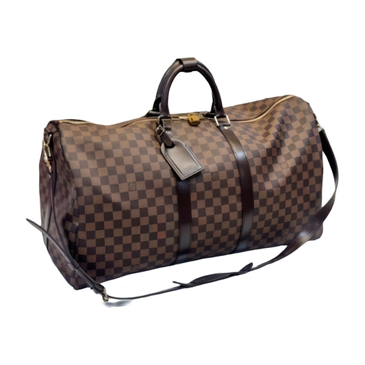 Louis Vuitton Damier Ebene Keepall Bandoulière 55