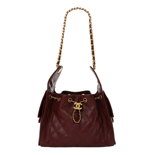 Chanel Hobo | Bordeaux